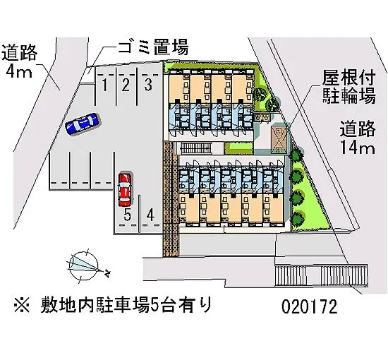 ★手数料０円★厚木市長谷 月極駐車場